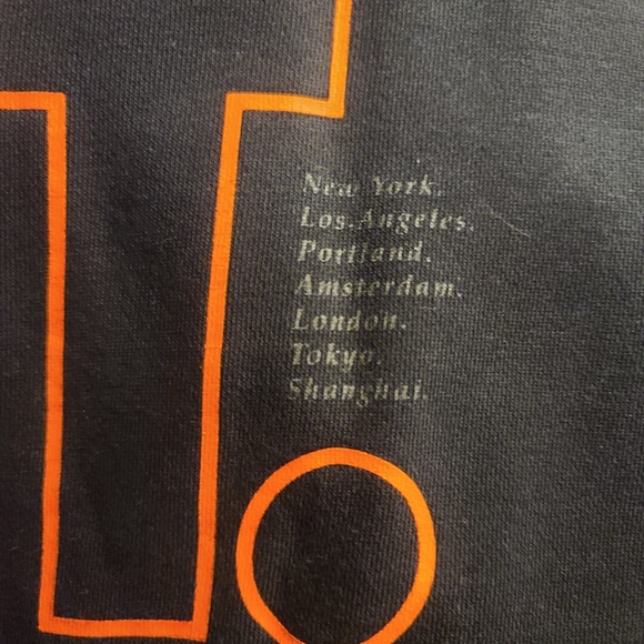 Nike Men's Club Sportswear Fleece Pullover Hoodie | Large | Black/Orange/White - Picture 8 of 13